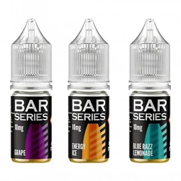 Bar Series Nic Salts 10ml E liquid | Pack of 10