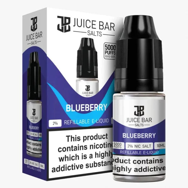 Juice Bar Nic Salts 10ml E liquid | Pack of 10