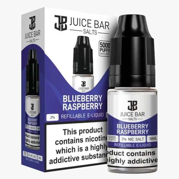 Juice Bar Nic Salts 10ml E liquid | Pack of 10