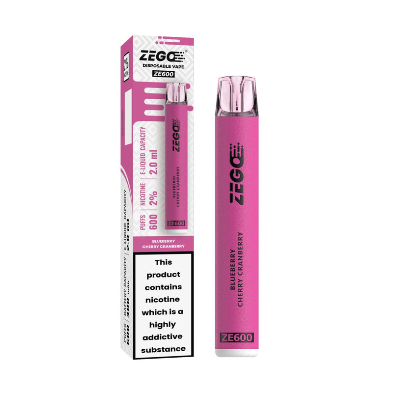 Zego ZE 600 Disposable Pod Vape Device – Box Of 10