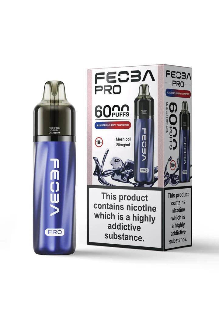 Feoba Pro 6000 Disposable Vape Pod Device - Box of 5