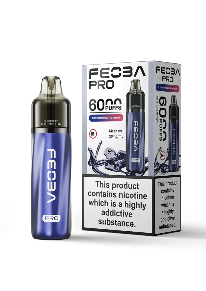 Feoba Pro 6000 Disposable Vape Pod Device - Box of 5