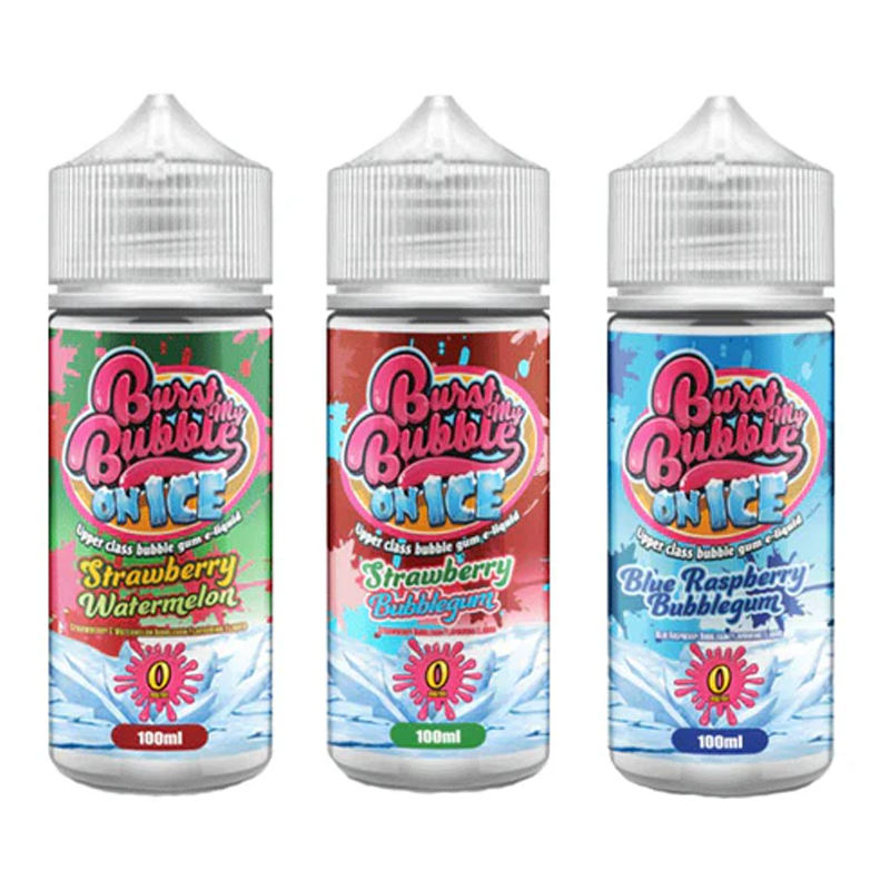Burst My Bubble On Ice Short Fill E-liquid | 100ml
