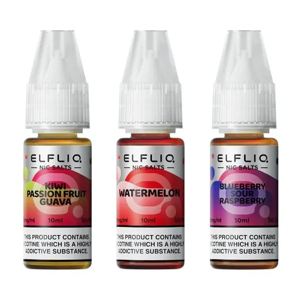 ElfBar ElfLiq Nic Salt 10ml E liquid | Pack of 10