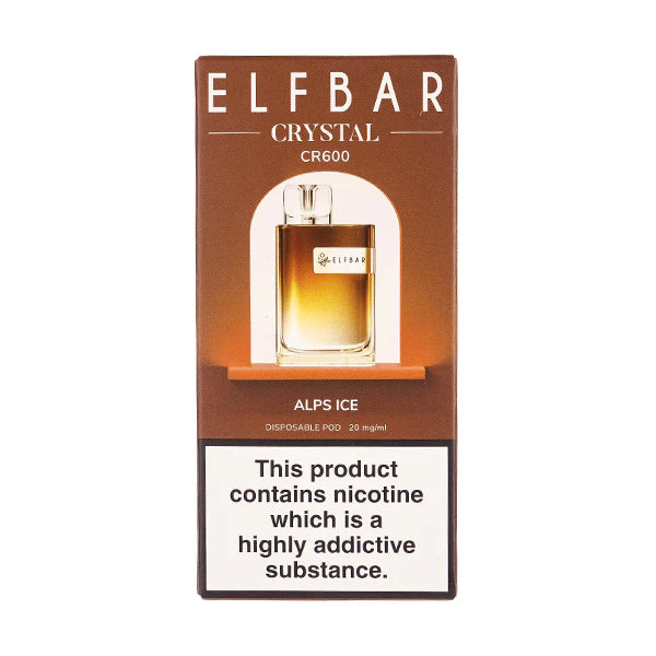 Elf Bar Crystal CR600 Disposable Vape Device - Box Of 10