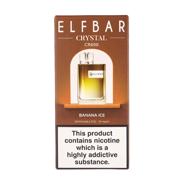 Elf Bar Crystal CR600 Disposable Vape Device - Box Of 10