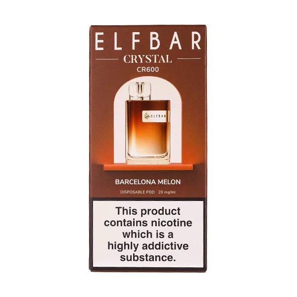 Elf Bar Crystal CR600 Disposable Vape Device - Box Of 10