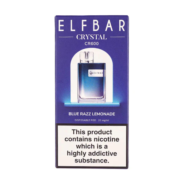 Elf Bar Crystal CR600 Disposable Vape Device - Box Of 10