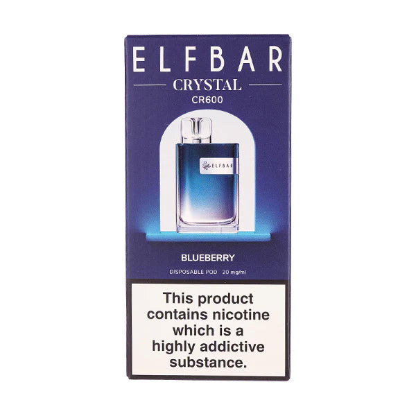 Elf Bar Crystal CR600 Disposable Vape Device - Box Of 10