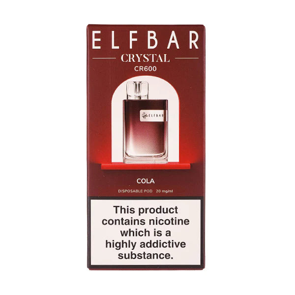 Elf Bar Crystal CR600 Disposable Vape Device - Box Of 10