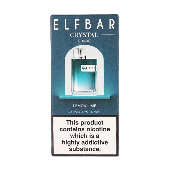 Elf Bar Crystal CR600 Disposable Vape Device - Box Of 10