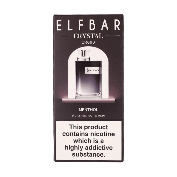 Elf Bar Crystal CR600 Disposable Vape Device - Box Of 10