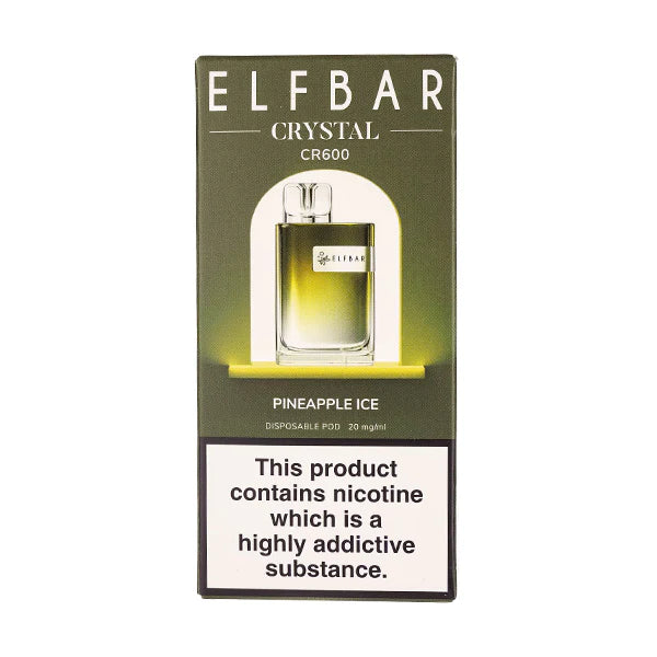 Elf Bar Crystal CR600 Disposable Vape Device - Box Of 10