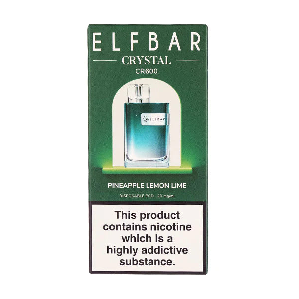 Elf Bar Crystal CR600 Disposable Vape Device - Box Of 10