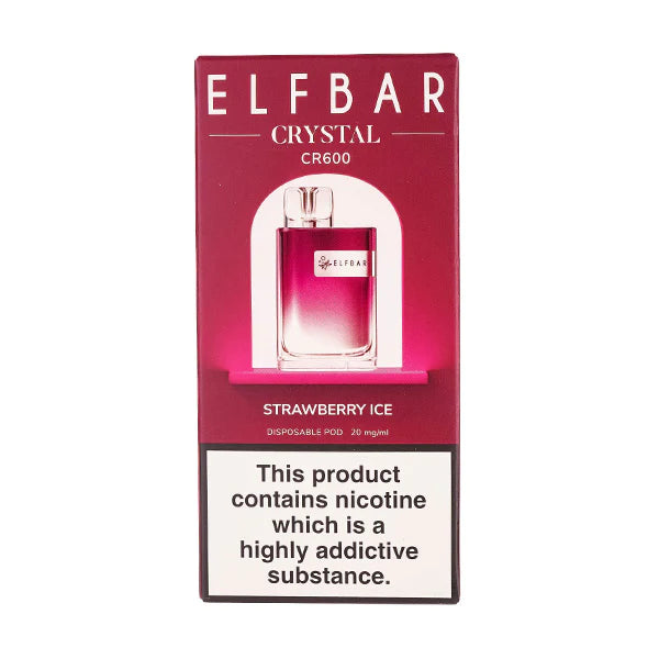 Elf Bar Crystal CR600 Disposable Vape Device - Box Of 10