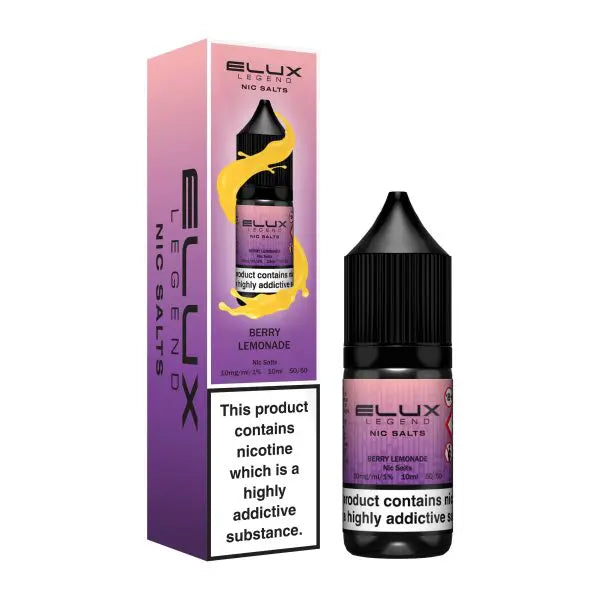 Elux Legend Nic Salts 10ml E-Liquids | Pack Of 10