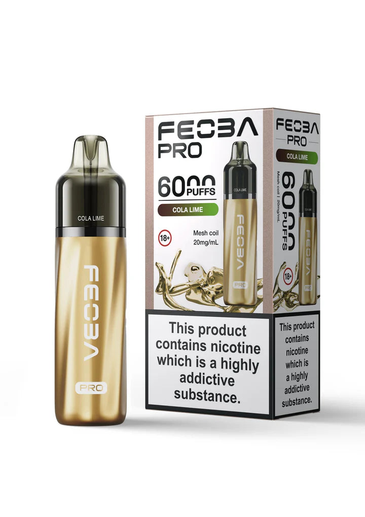 Feoba Pro 6000 Disposable Vape Pod Device - Box of 5