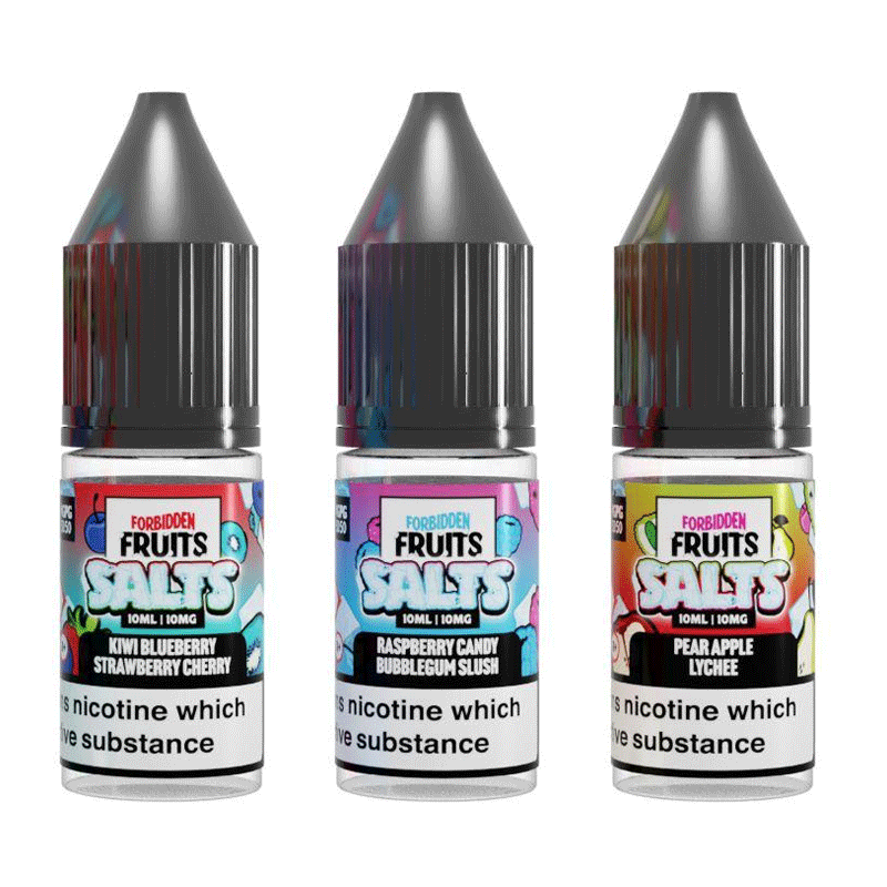 Forbidden Fruits Nic Salts 10ml E liquid | Pack of 10