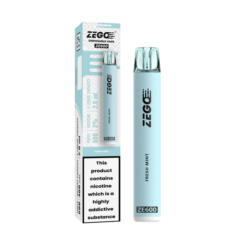 Zego ZE 600 Disposable Pod Vape Device – Box Of 10