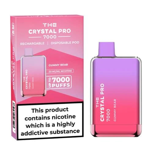 The Crystal Pro 7000 Disposable Vape Pod Device - Box of 10