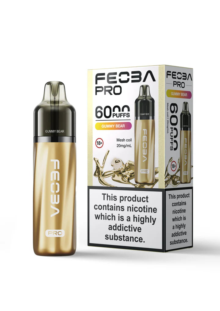 Feoba Pro 6000 Disposable Vape Pod Device - Box of 5