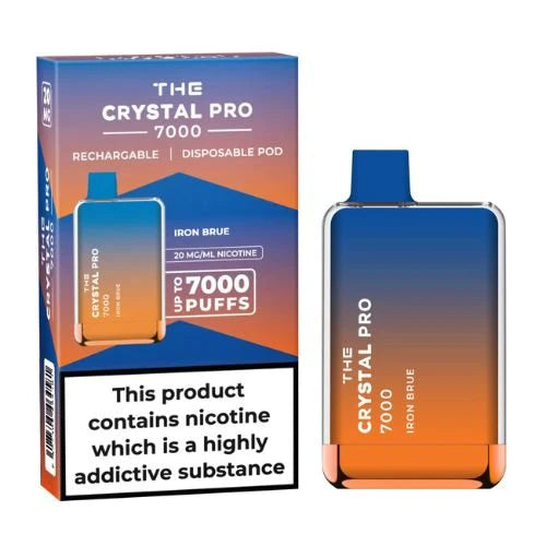 The Crystal Pro 7000 Disposable Vape Pod Device - Box of 10
