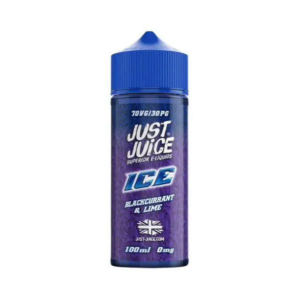 Blackcurrant & Lime by Just Juice Ice Short Fill E-liquid 100ml