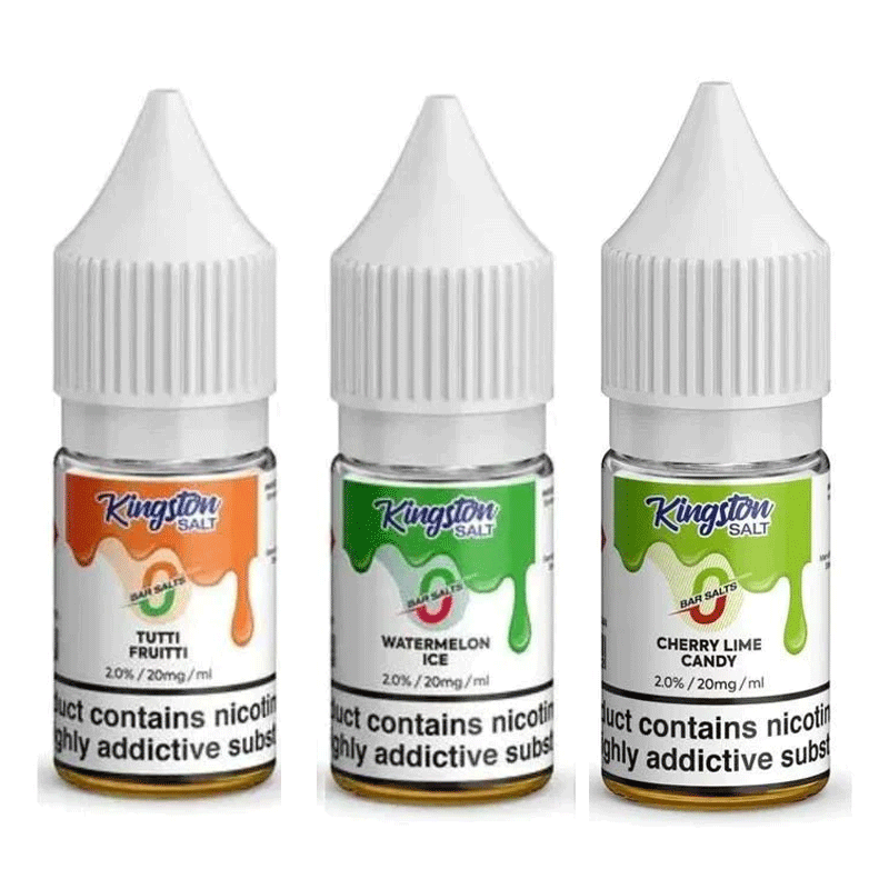 Kingston Bar Salts Nic 10ml Salt E liquid | Pack of 10