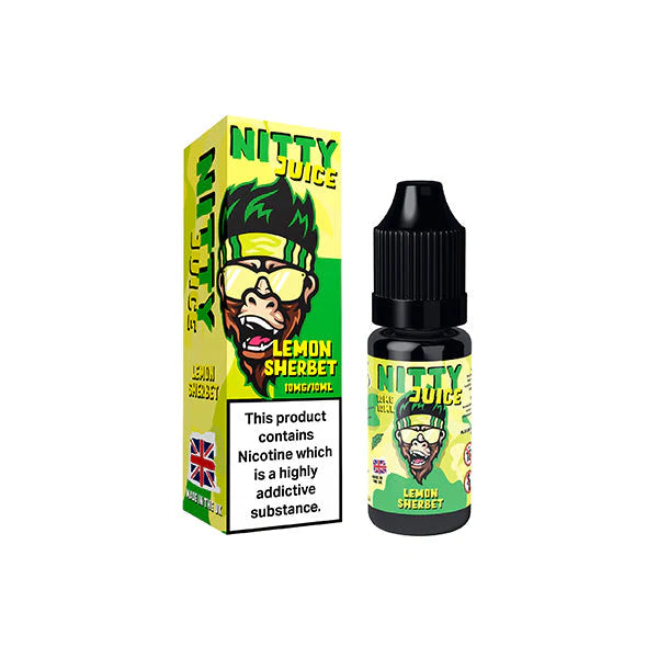 Vapes Bars Nitty Juice Nic Salt 10ml E liquid | Pack of 10