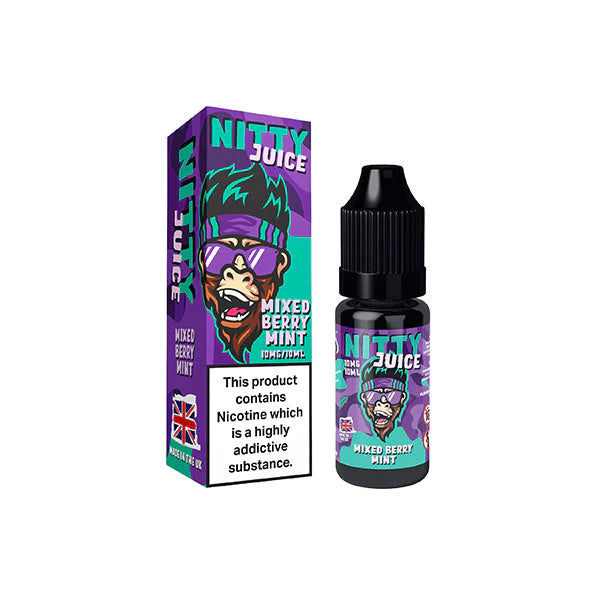 Vapes Bars Nitty Juice Nic Salt 10ml E liquid | Pack of 10