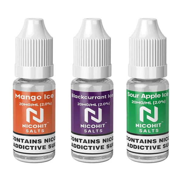 Nicohit Nic Salt 10ml E liquid | Pack of 10
