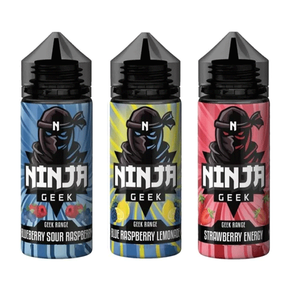 Ninja Geek Range Shortfill E-Liquid | 100ml