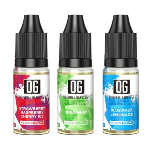 OG Original Gangster 6000 Nic Salts 10ml E-Liquids | Pack Of 10