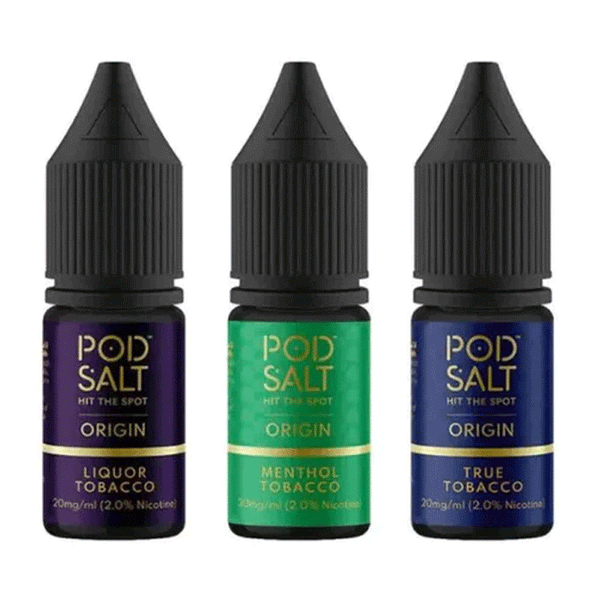 Origin Pod Salt Nic Salt 10ml E liquid | Pack of 10