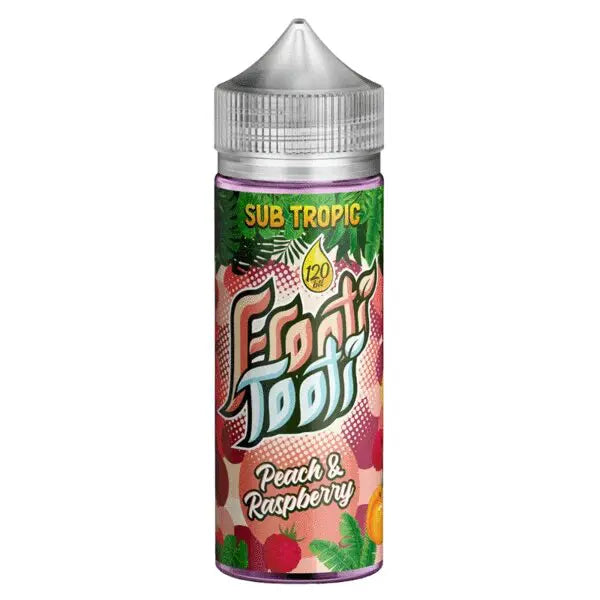 Peach & Raspberry  Sub Tropic by Frooti Tooti Shortfill E-Liquid 100ml