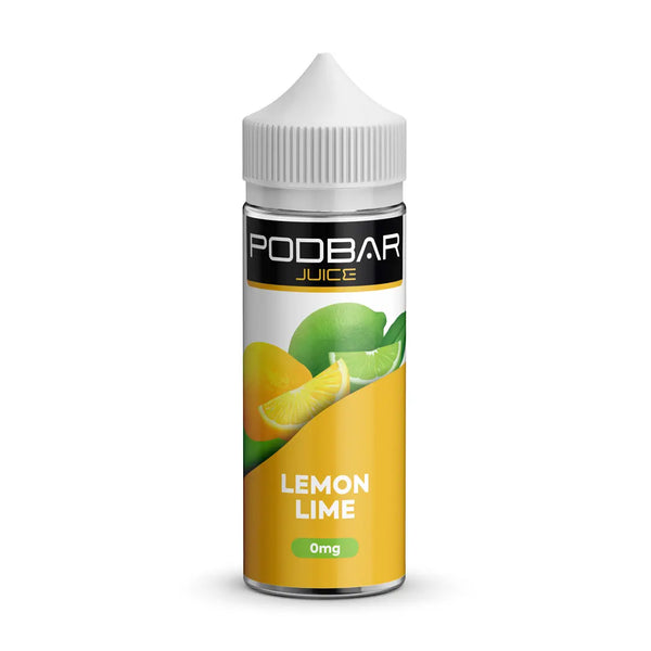 Lemon Lime PodBar Juice Kingston E Liquid Shortfill 100ml