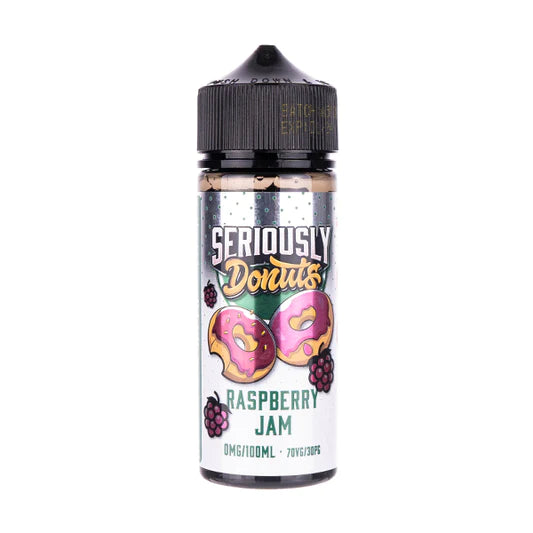 Raspberry Jam Shortfill E-Liquid by Seriously Donuts 100ml