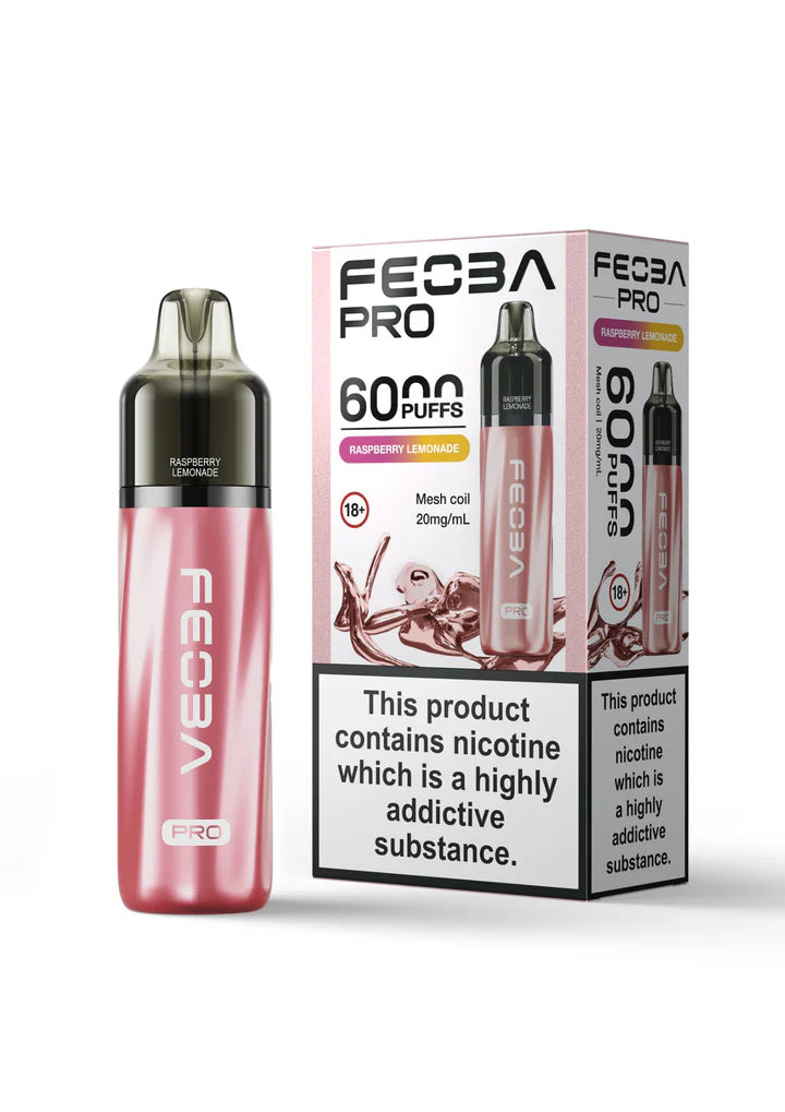 Feoba Pro 6000 Disposable Vape Pod Device - Box of 5