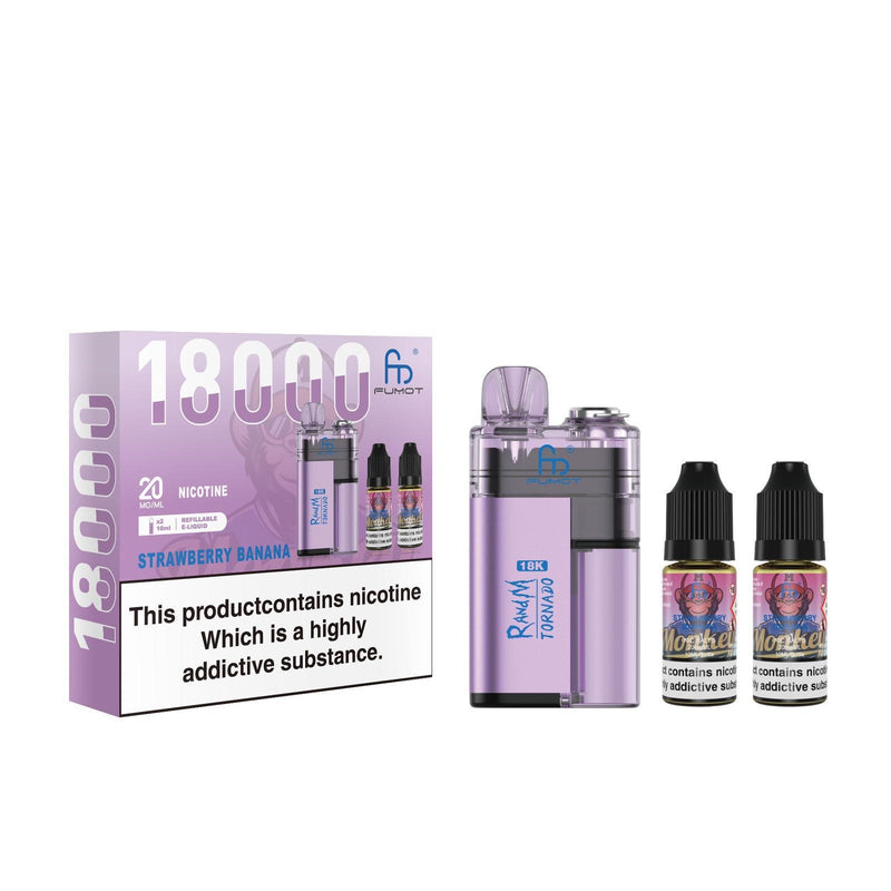 Fumot RandM Tornado 18000 Disposable Vape - Box of 10