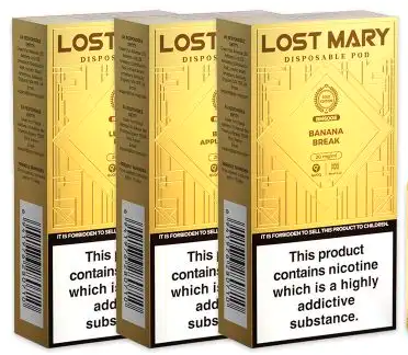Lost Mary BM600S Gold Edition Disposable Vape  Device -Box of 10