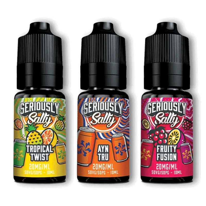 Seriously Soda Nic Salt 10ml E liquid | Pack of 10