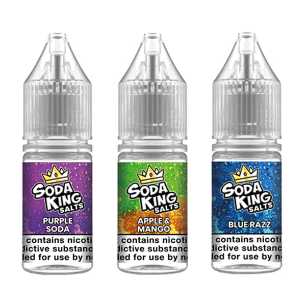 Soda King Bar Salts Nic Salt 10ml E liquid | Pack of 10