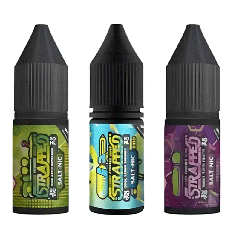 Strapped  Nic Salt 10ml E liquid | Pack of 10