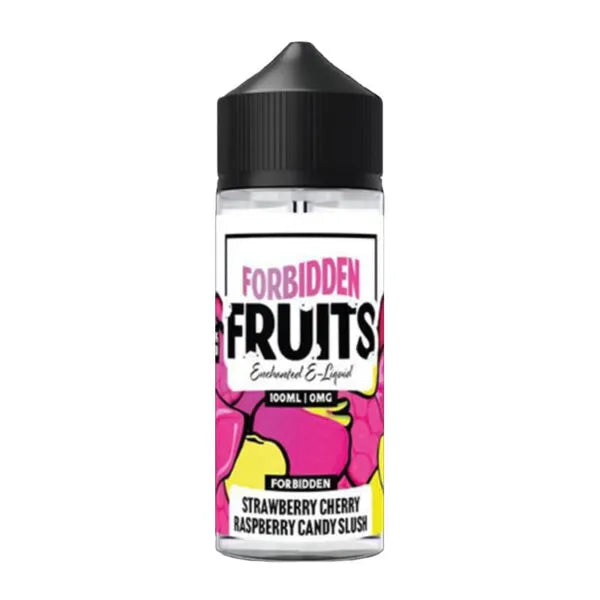 Strawberry Cherry Raspberry Candy Slush By Forbidden Fruits Shortfill E Liquid 100ml