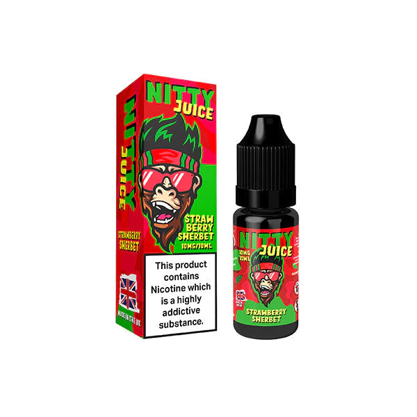 Vapes Bars Nitty Juice Nic Salt 10ml E liquid | Pack of 10