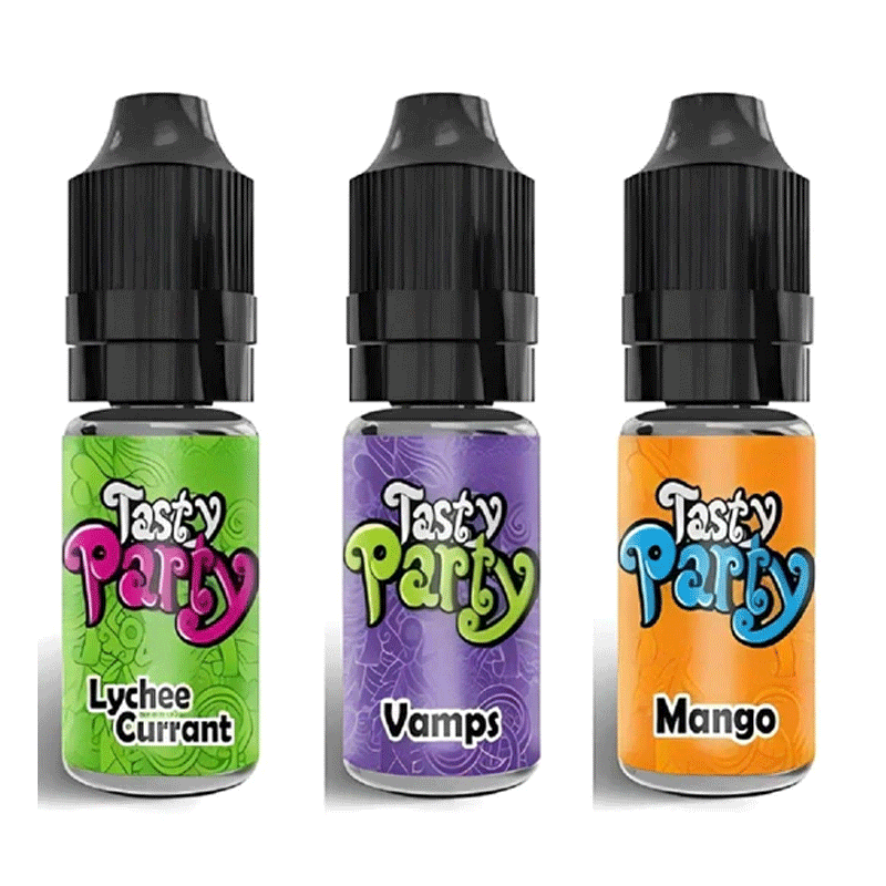 Tasty Party Nic Salts 10ml E-Liquids | Pack Of 10