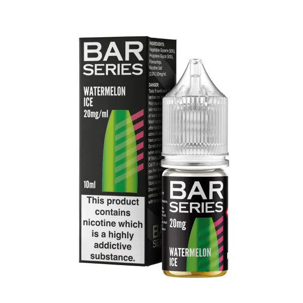 Bar Series Nic Salts 10ml E liquid | Pack of 10