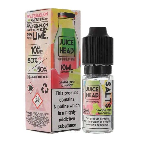 Juice Head Nic Salts 10ml E-Liquid | Pack of 10