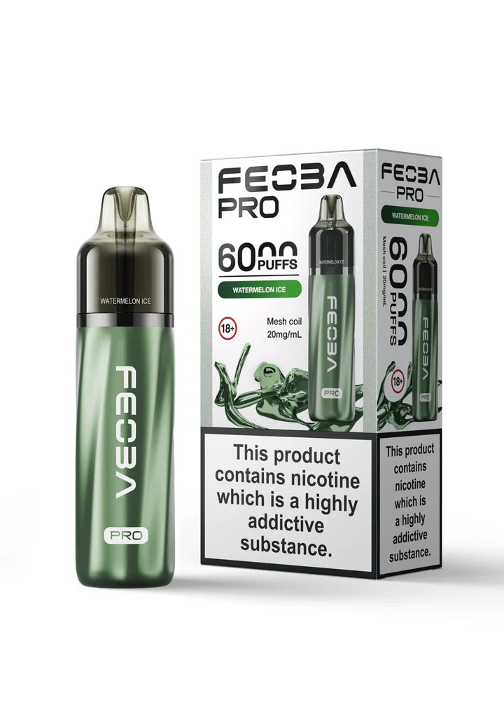 Feoba Pro 6000 Disposable Vape Pod Device - Box of 5