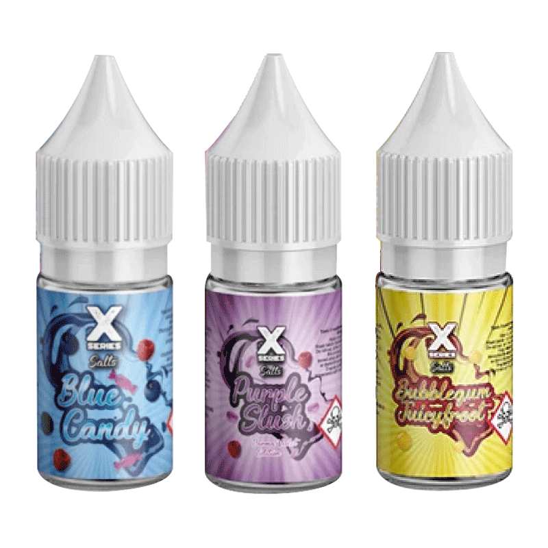 X Series Nic Salt 10ml E liquid | Pack of 10